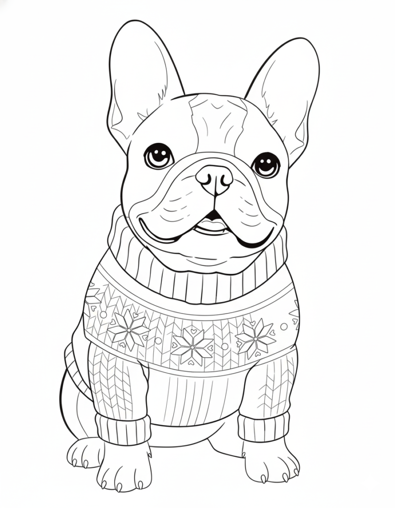 Bulldog Coloring page